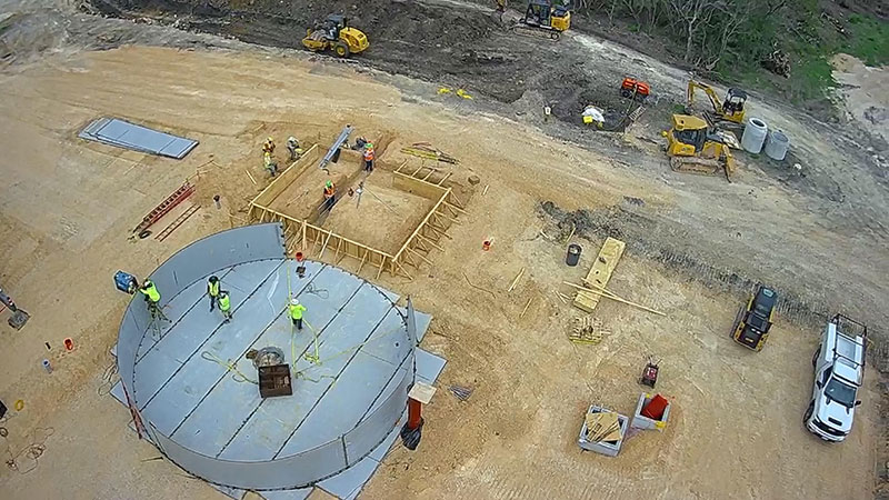 Water Infrastructure Investment Construction of Concentric Treatment Plant