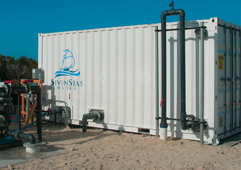 Planta modular de tratamiento de agua de Seven Seas