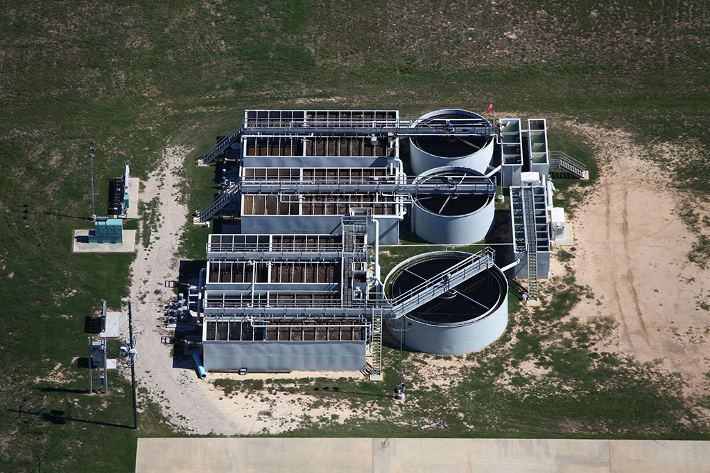 Wastewater treatment facility serving a master-planned community in Harris County Texas