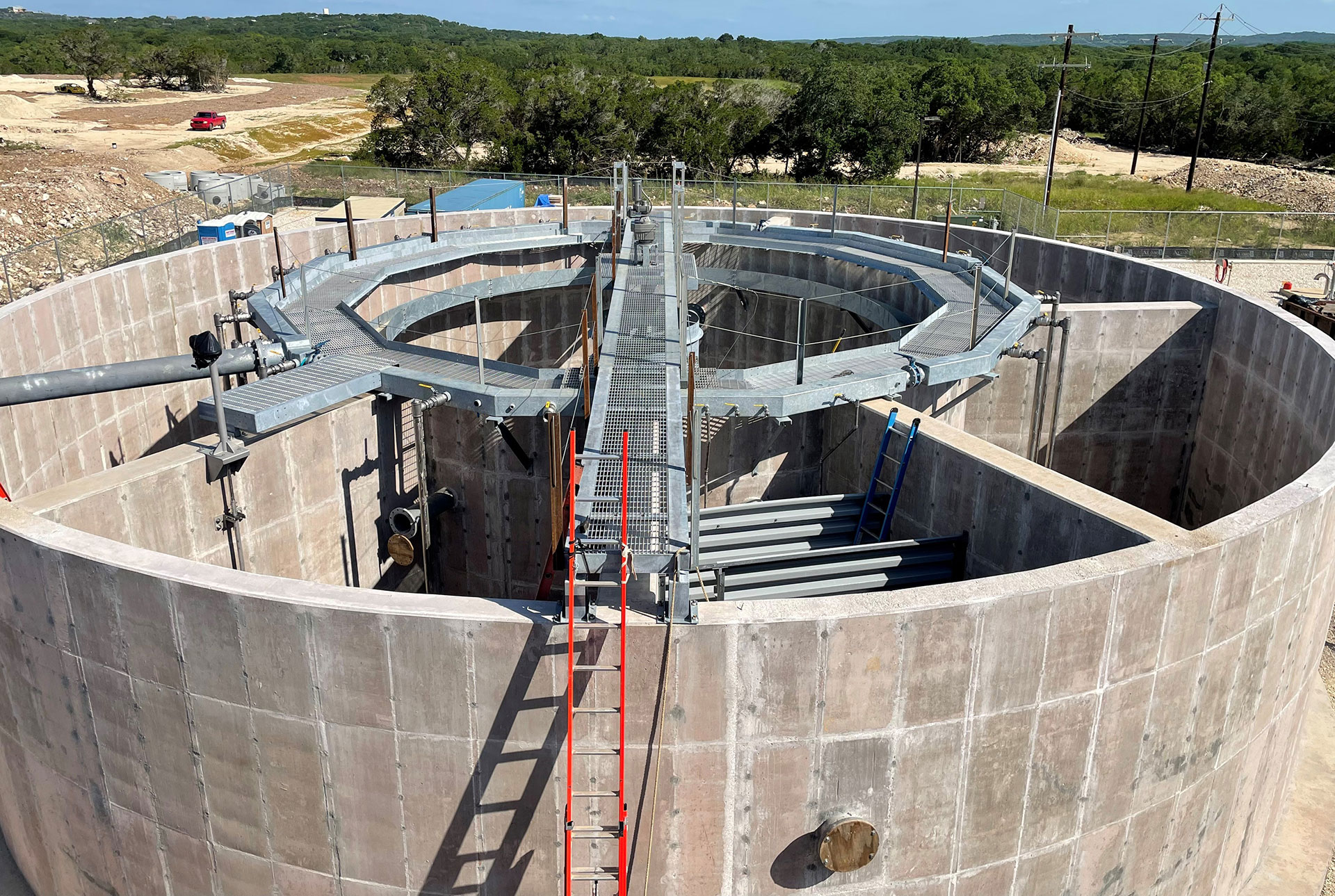 Construction of Wastewater Treatment Plant