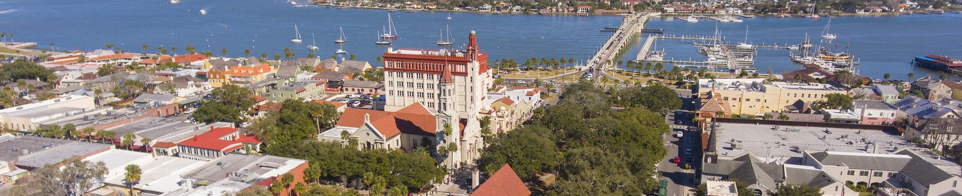 Aerial View of St. Augustine, Florida