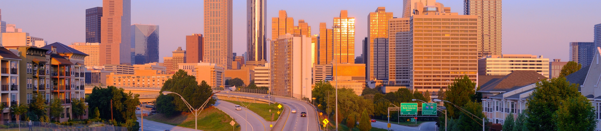 View of Skyscrapers in Downtown Atlanta, Georgia