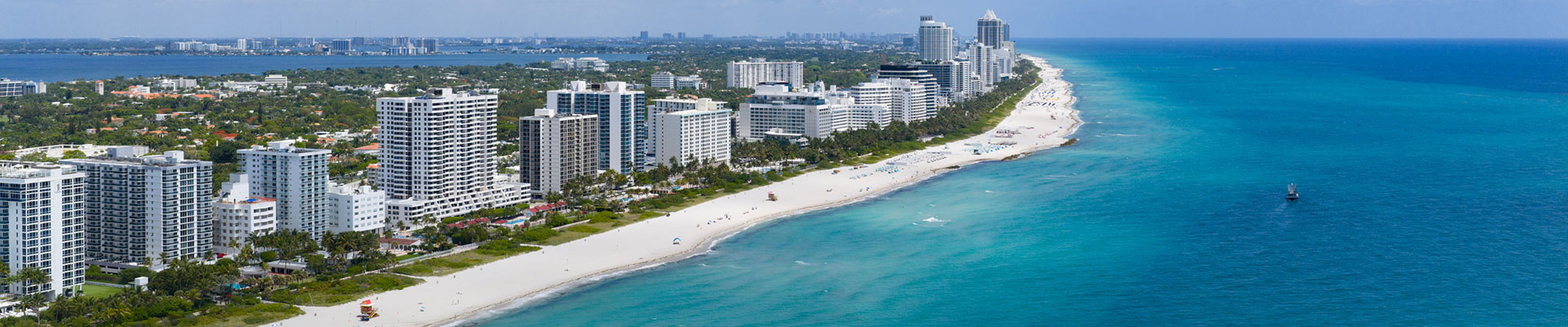 Alternative Water Supply for Florida Aerial view of Miami coastline highlighting coastal water supply pressures in Florida