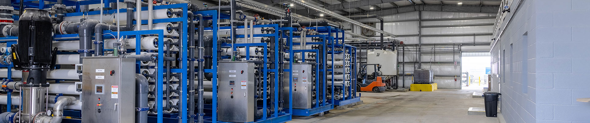 Planta de ósmosis inversa suministrada a través de Water-as-a-Service® Planta de tratamiento de agua por ósmosis inversa construida bajo el modelo Water-as-a-Service®